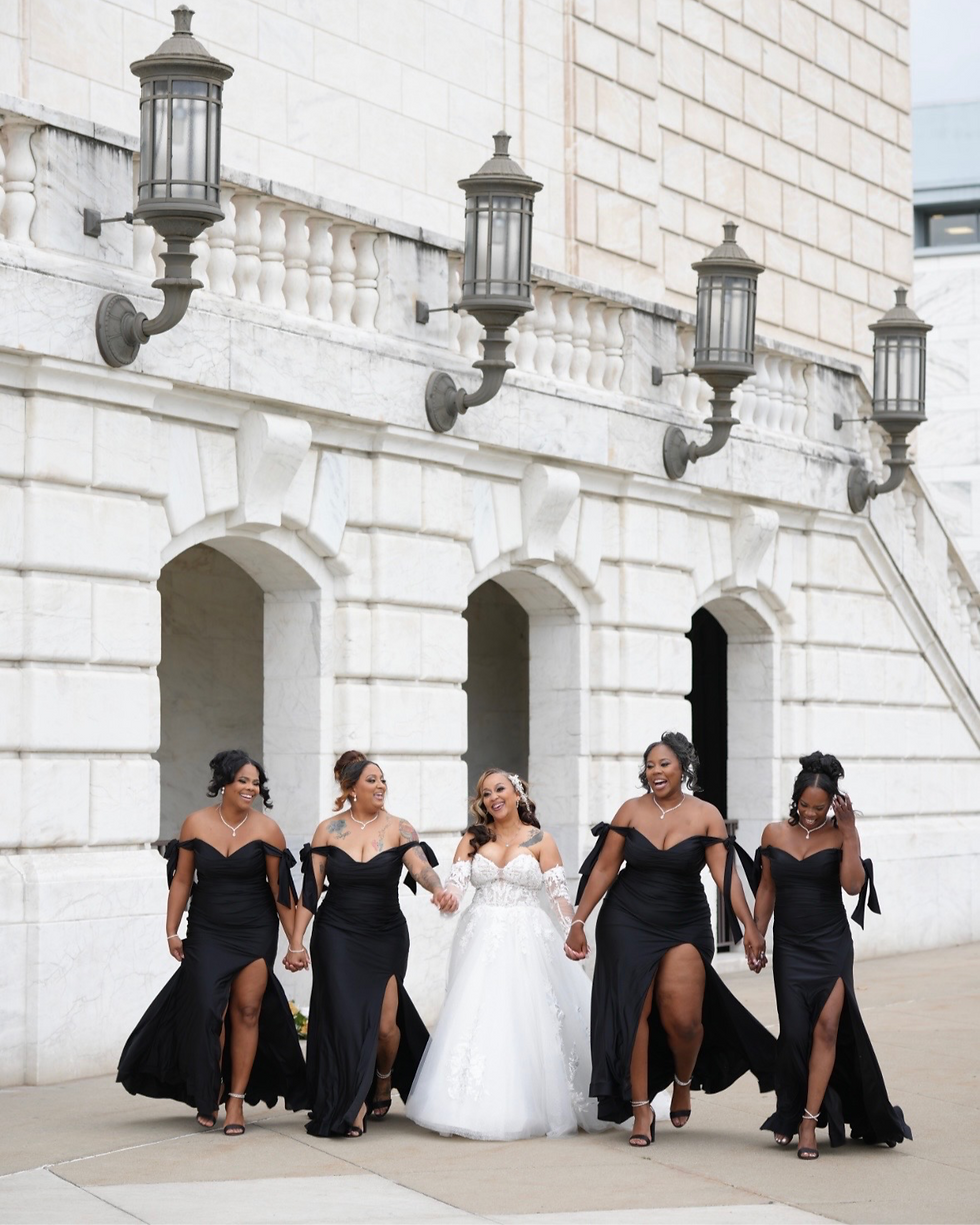 The Perfect Finishing Touch: Styling Your Bridesmaids with Pink Poodle Bridal