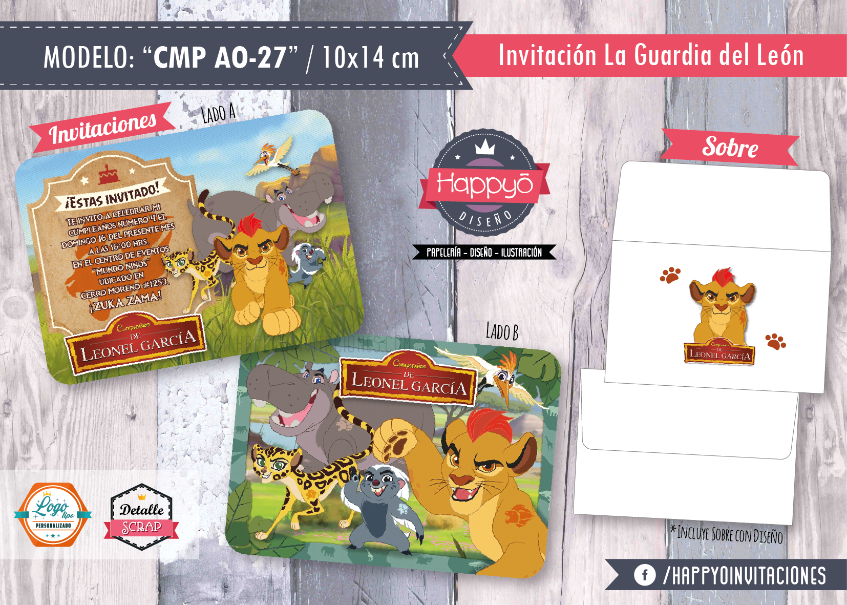 Invitación "La Guardia Del León"
