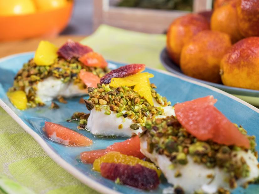 Pistachio-Crusted Cod with Citrus Salsa recipe