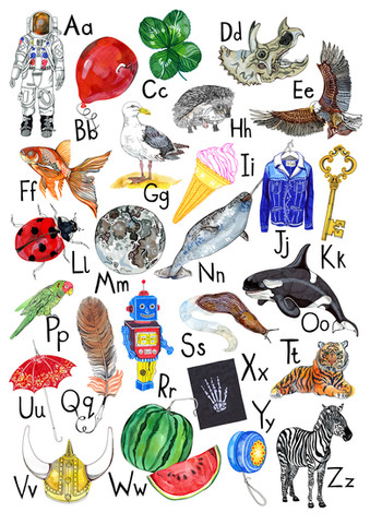 An illustrated alphabet