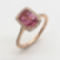 Verlobungsring mit rosa Stein Juwelier K