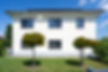 Außenansicht von Vorne Frontansicht ohne Zaun Familie Förster Stadthaus Villa in PLZ 35581