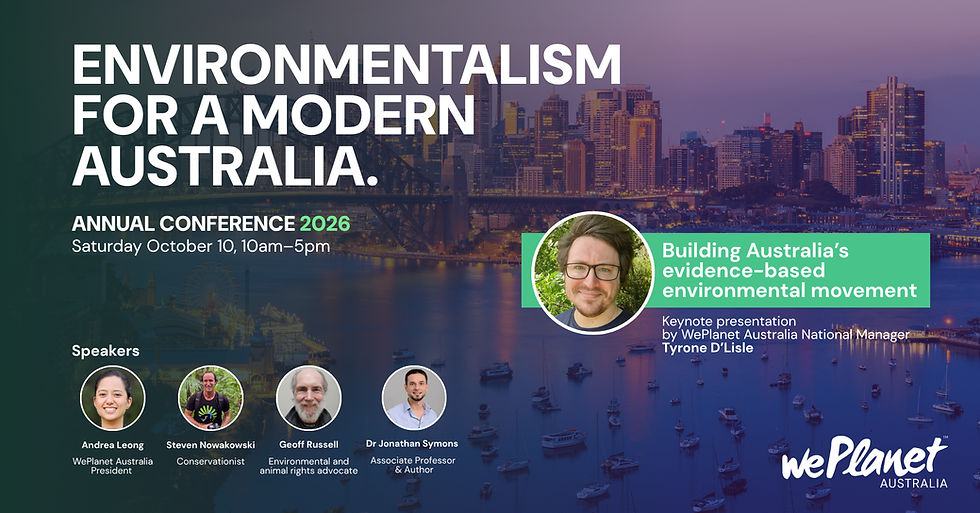 Environmentalism for a modern Australia.