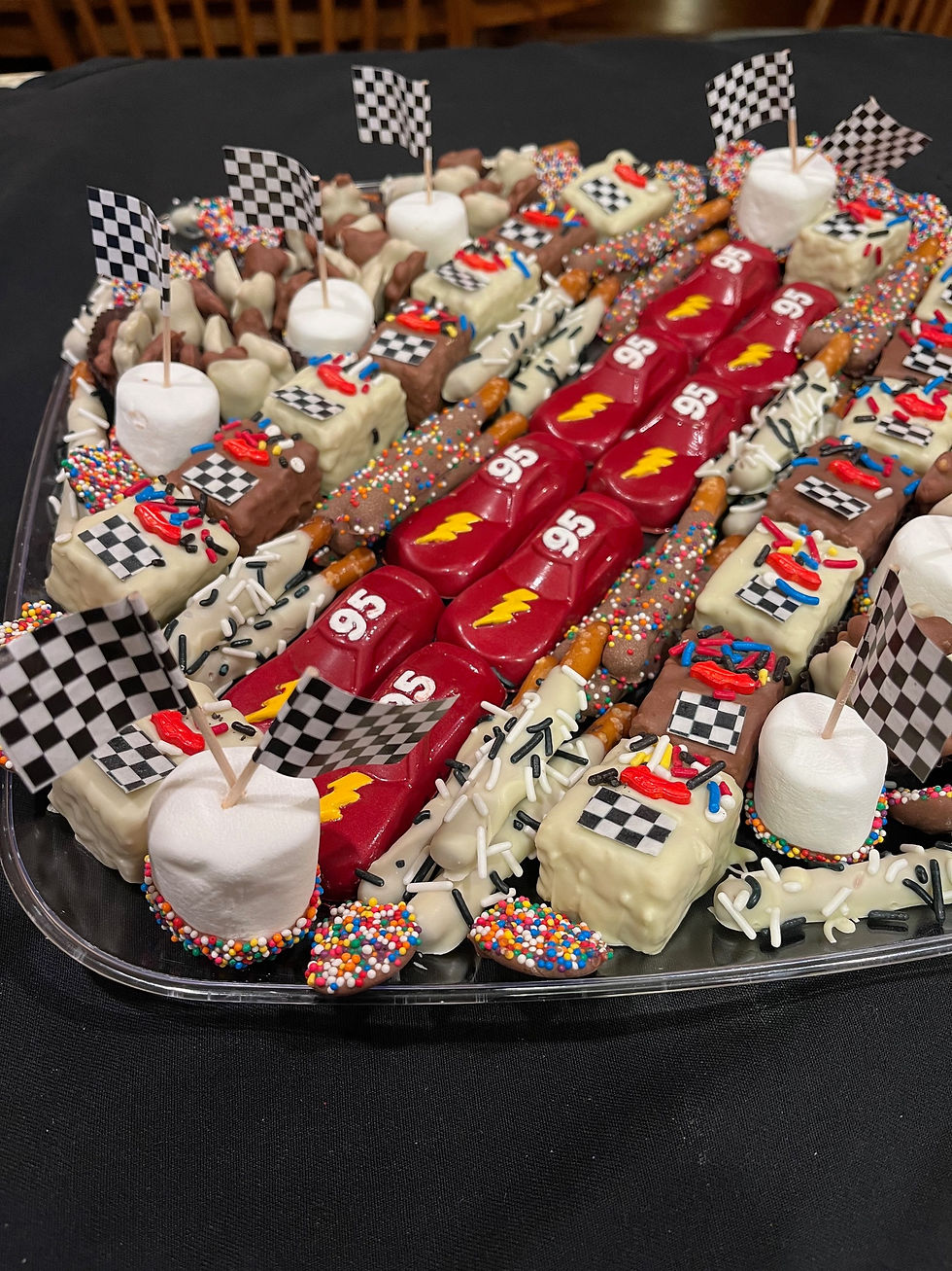 Race Car Birthday Tray