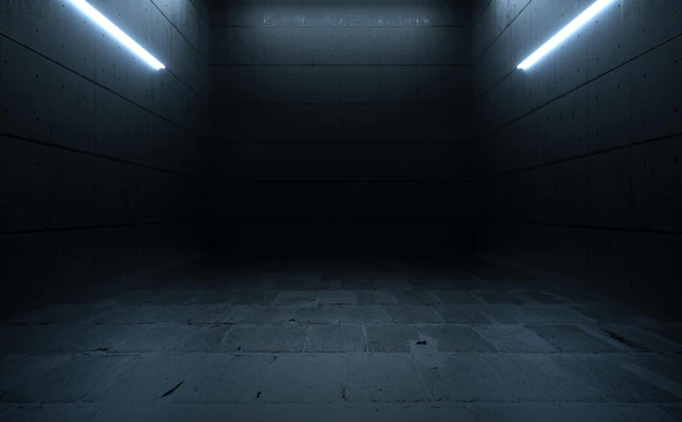 modern-minimal-underground-storehouse-garage-concrete-interior-room-with-neon-light-fluore