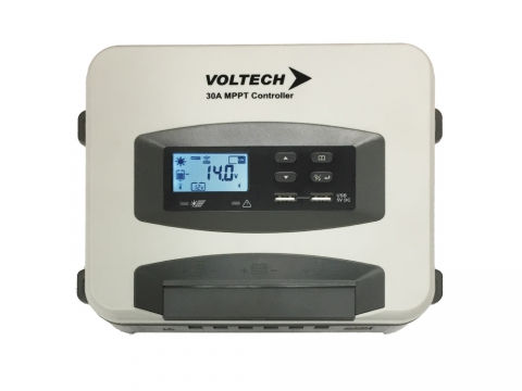 Thumbnail: Voltech Solar Controller MPPT 12/24V 30A (App connect & Lithium)