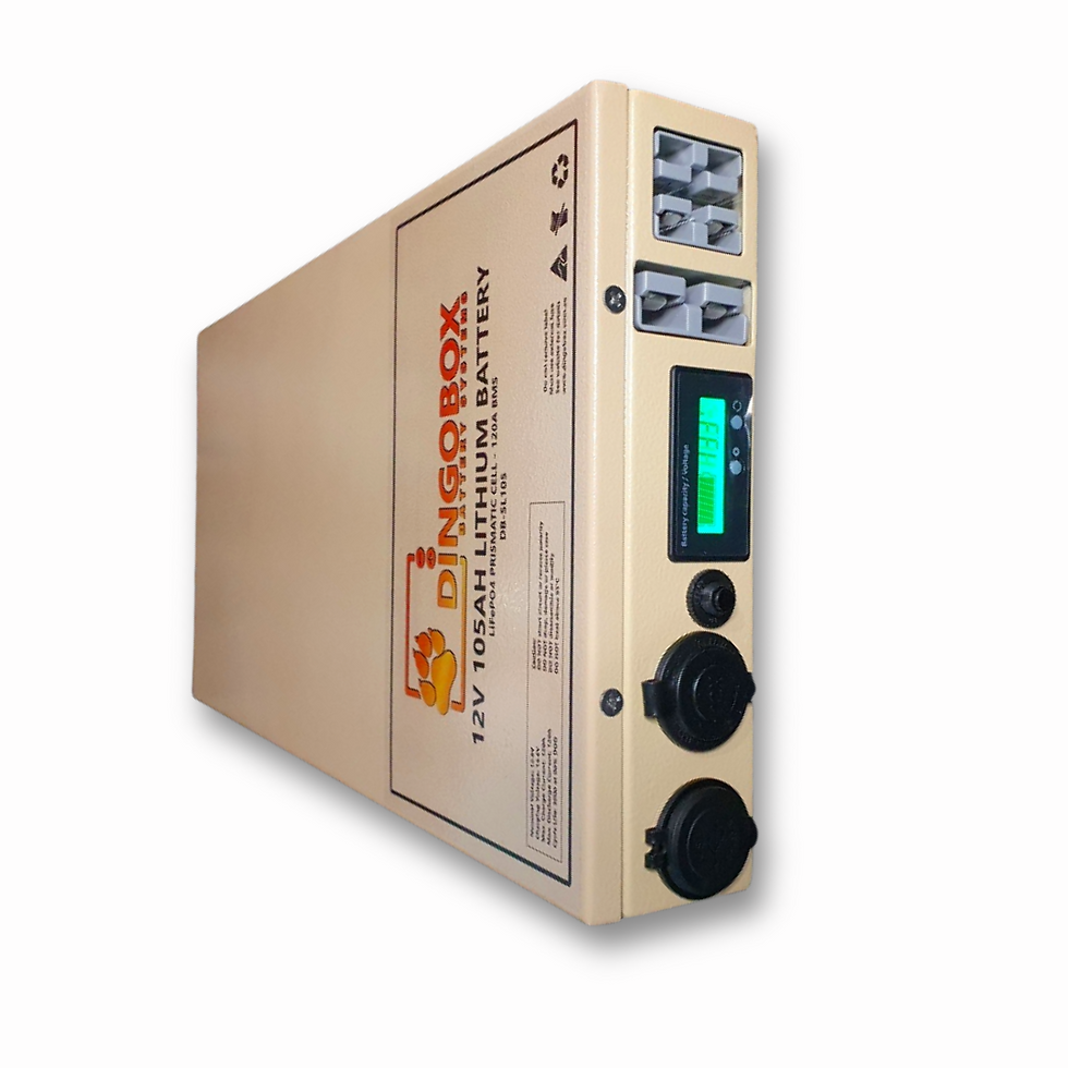Slim Lithium Battery 105AH DingoBox