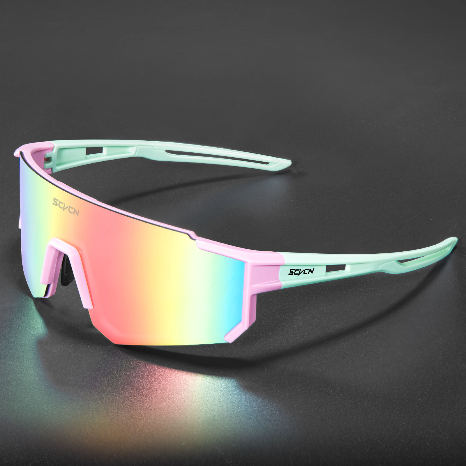SCVCN New Outdoor Cycling Sunglasses Men Women MTB Driving Bike Glasses Sports C