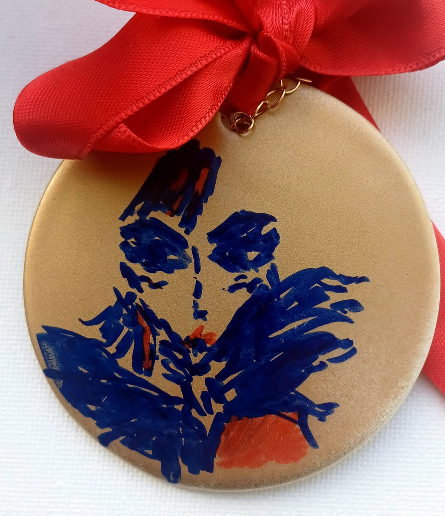"Sandrine" Porcelain Pendant