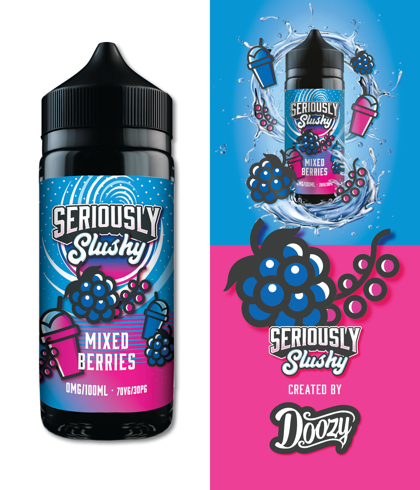 MIXED BERRIES SERIOUSLY SLUSHY 120ML