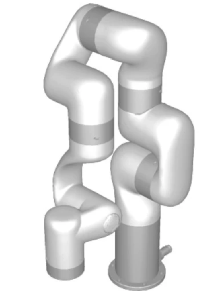 Python・C++・ROS対応の7自由度軽量ロボットアーム。