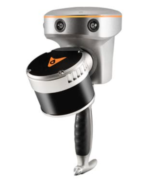GNSS RTK・LiDAR・Visual SLAM一体型の3Dスキャナー。