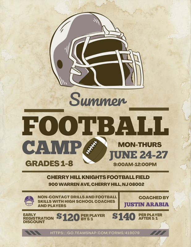 Summer Camp Cherry Hill Knights