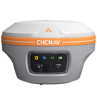 CHCNAV i85 は、最大150 mのレーザー測距とAR杭打ちに対応する軽量レーザーIMU-RTK GNSS受信機です。