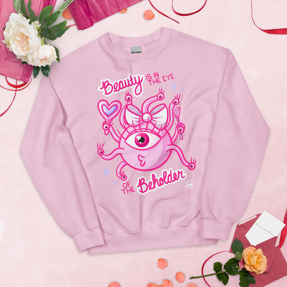 Thumbnail: Beauty is in the Eye of the Beholder Unisex Sweatshirt