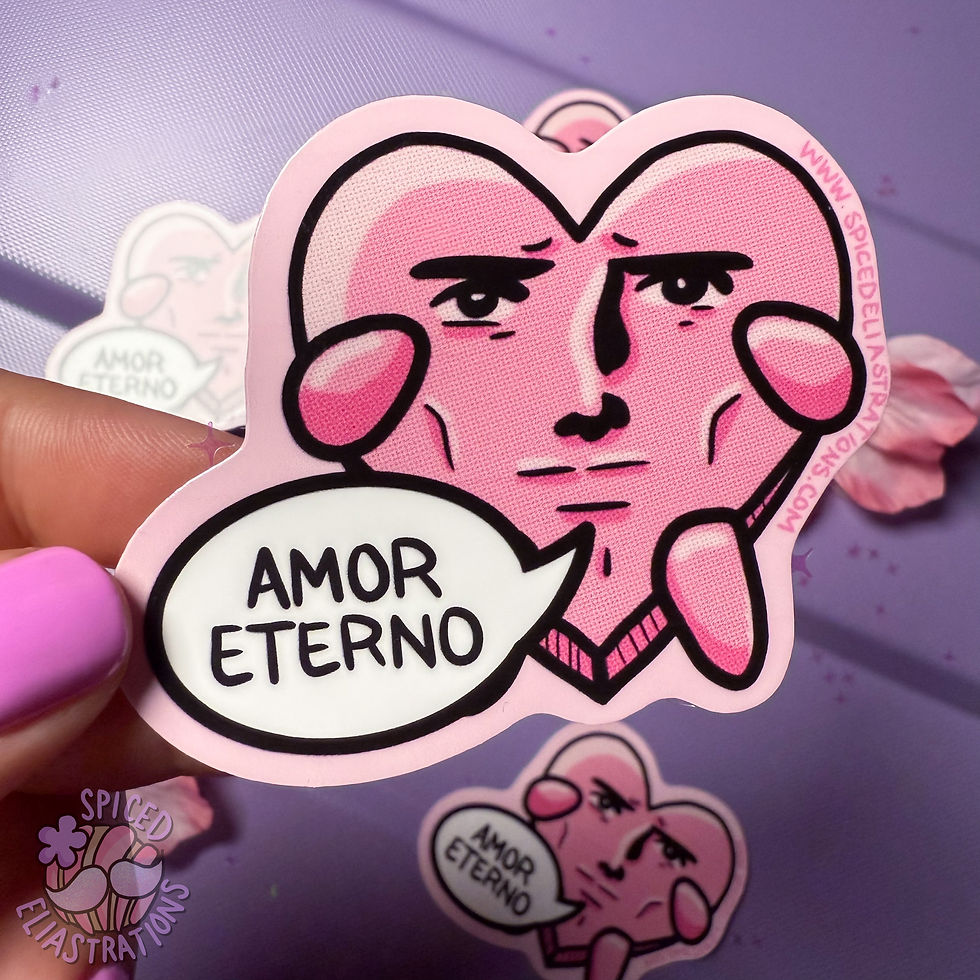 Amor Eterno - Romantic Corazon Sticker