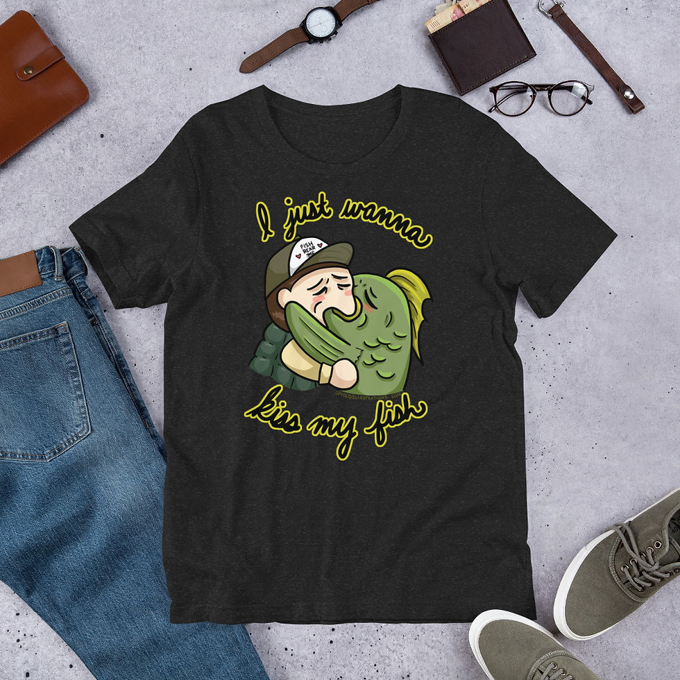 Thumbnail: Kiss my Fish Unisex t-shirt