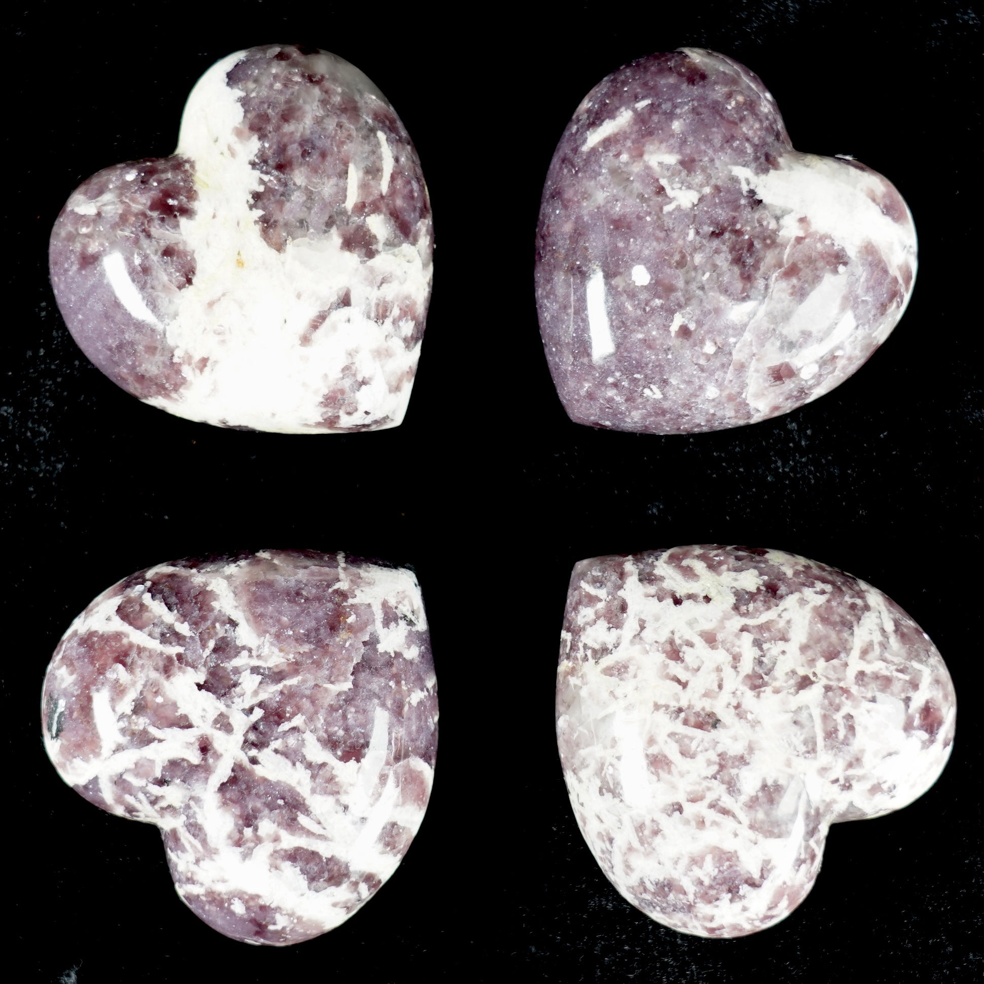 Indigo Light (Divine) Puff Hearts