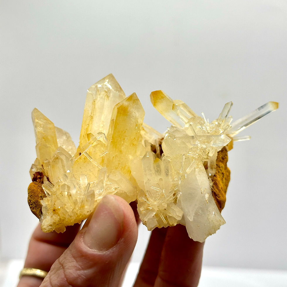 Thumbnail: Mango Quartz Cluster #1