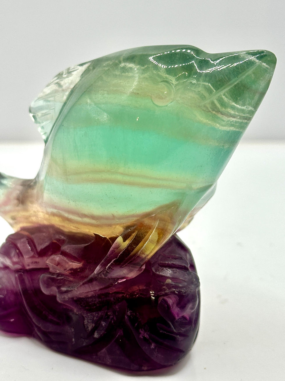Thumbnail: Rainbow Fluorite Dolphin 
