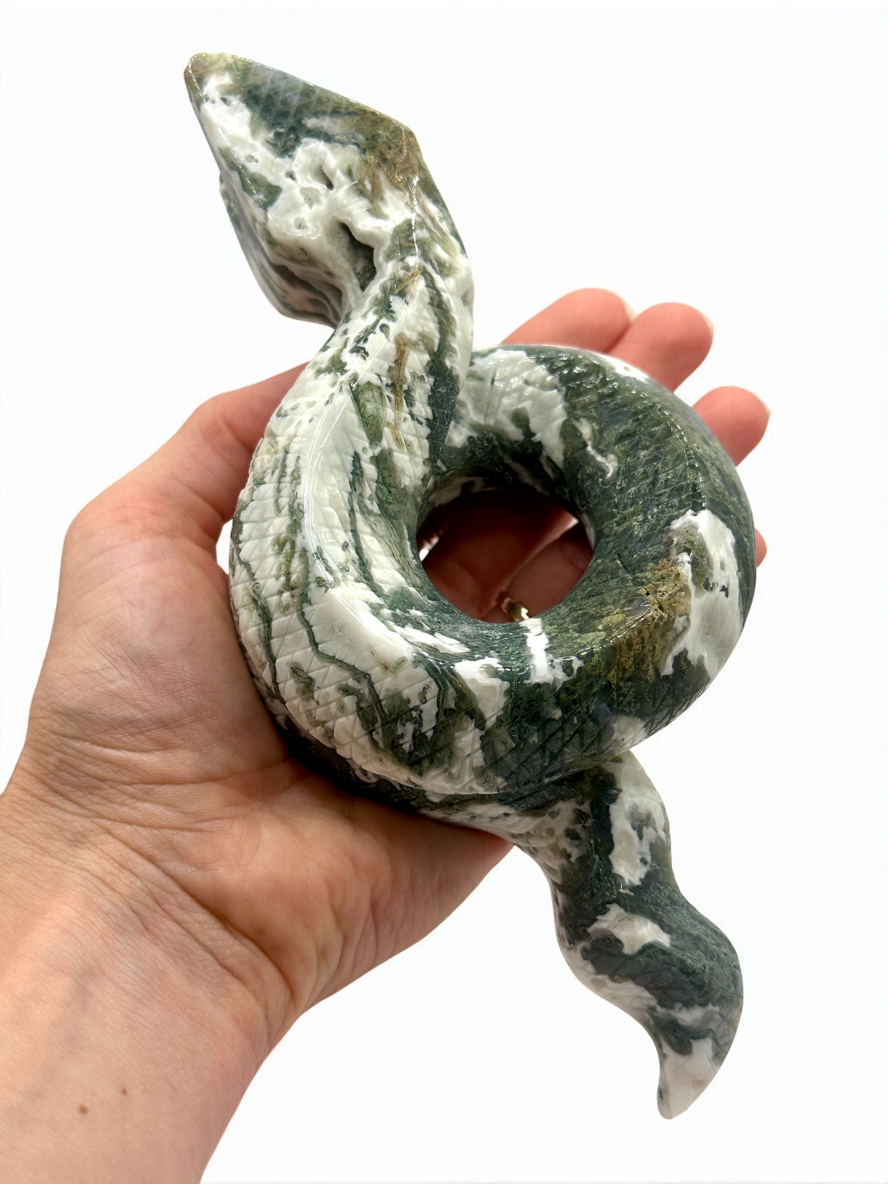 Moss Agate Snake