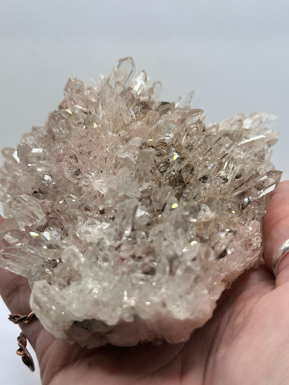 Thumbnail: Pink Lithium Quartz Cluster D