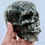 Thumbnail: Black Tourmaline in Quartz Skull 5”