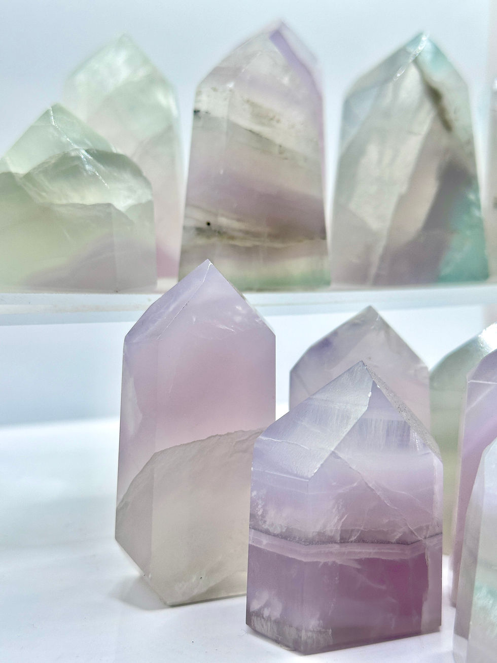 Thumbnail: Assorted Pastel Fluorite Towers
