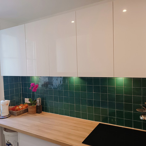 Rénovation d'un appartement à Paris : cuisine équipée haut de gamme