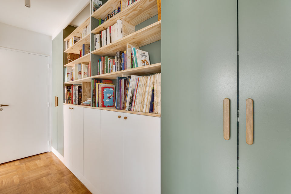 Bibliothèque, dressing et rangements sur mesure dans le 15e arrondissement de Paris
