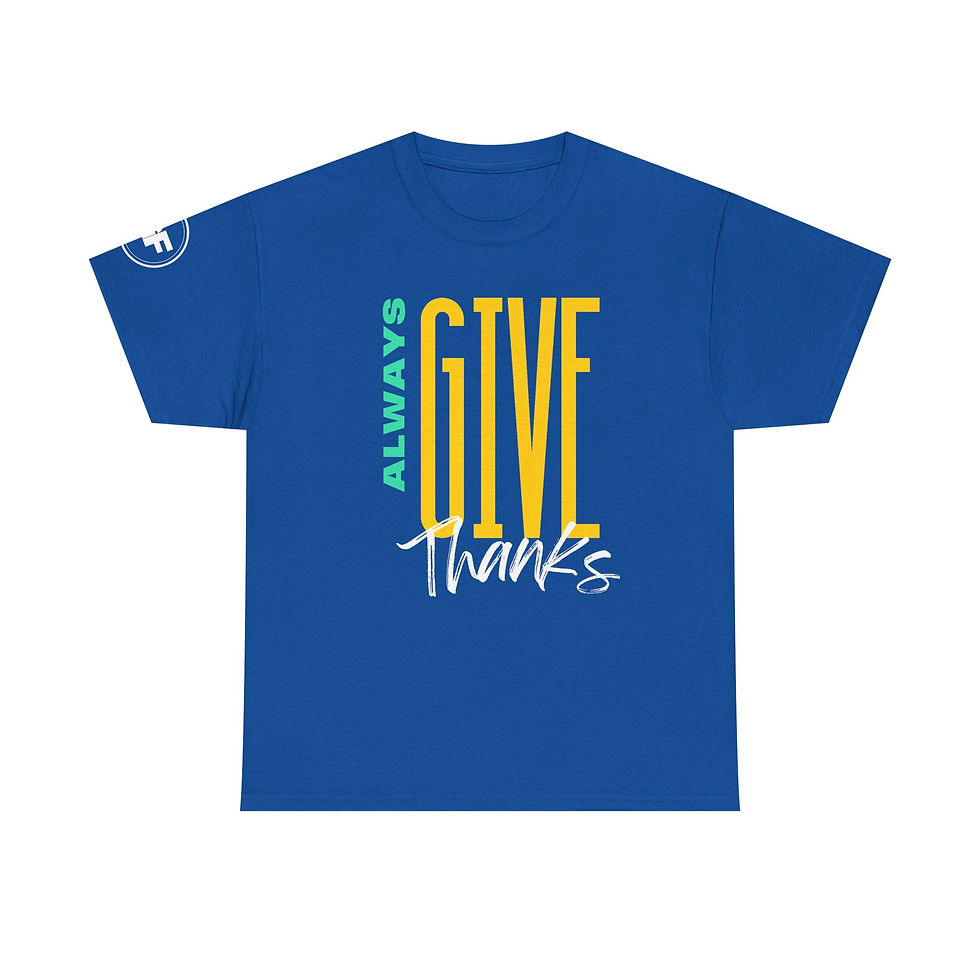 Thumbnail: Give Thanks Unisex Heavy Cotton Tee