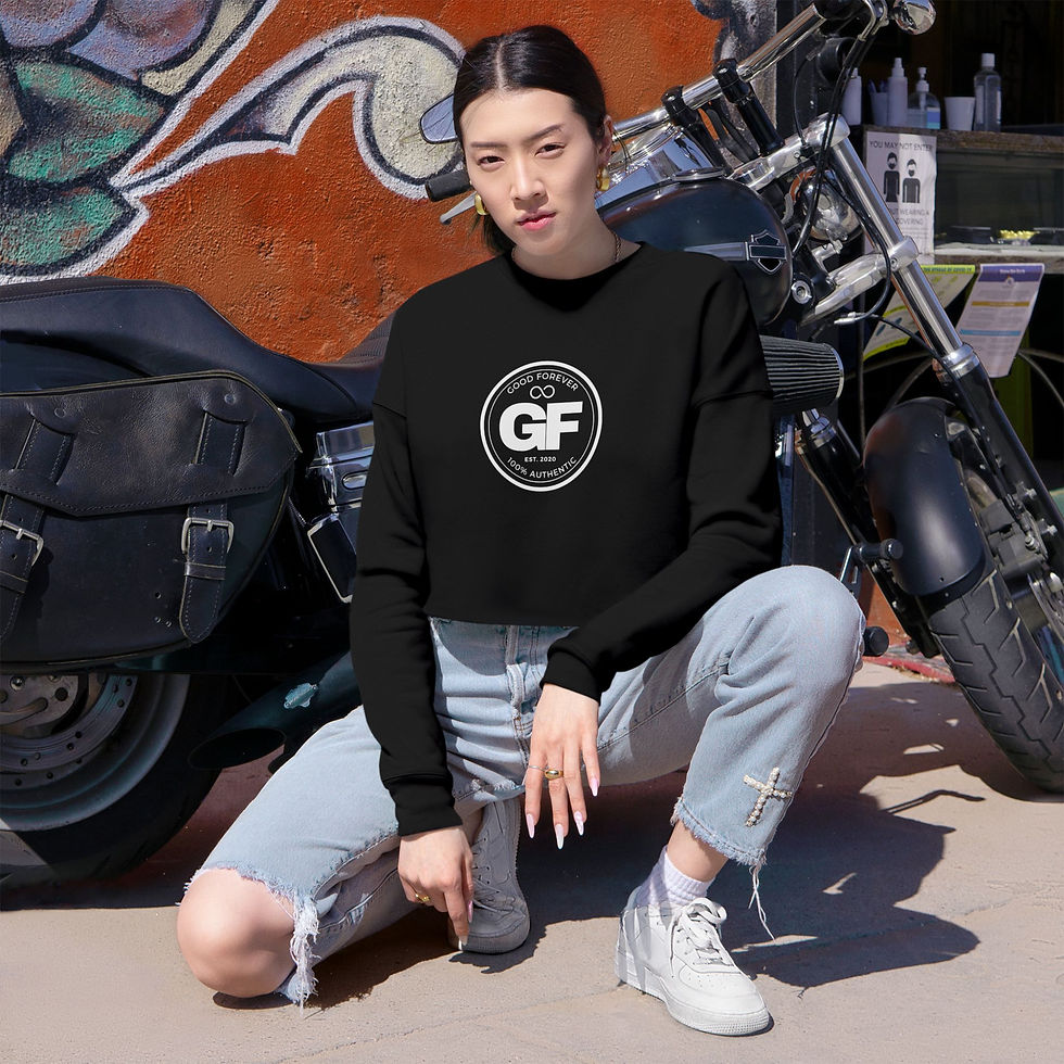 Thumbnail: GF Women's Fashion Cropped Sweatshirt
