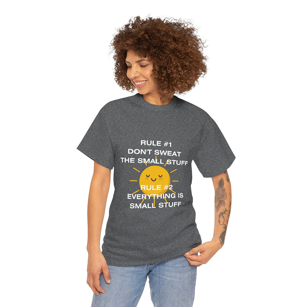 Thumbnail: Don't Sweat the Small Stuff Unisex Heavy Cotton Tee