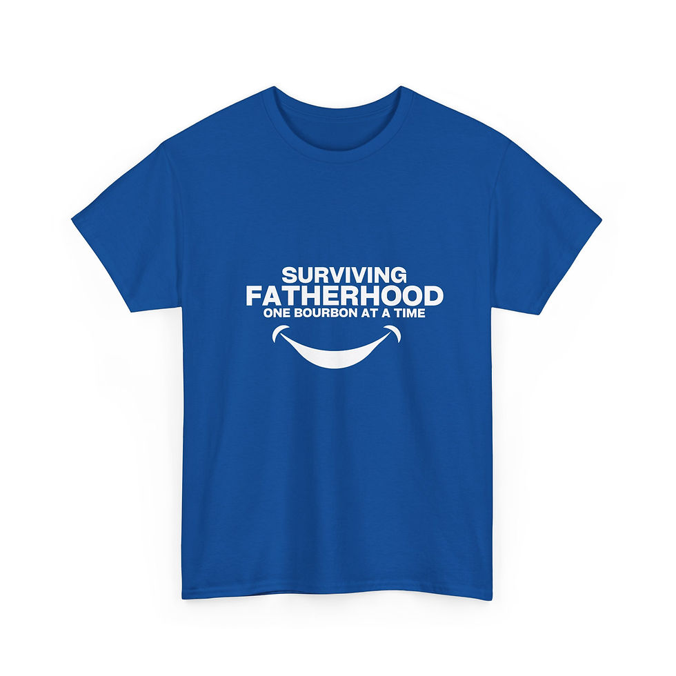 Thumbnail: Surviving Fatherhood Unisex Heavy Cotton Tee