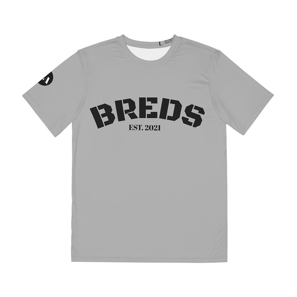 "Breds" Men's Polyester Tee (AOP)
