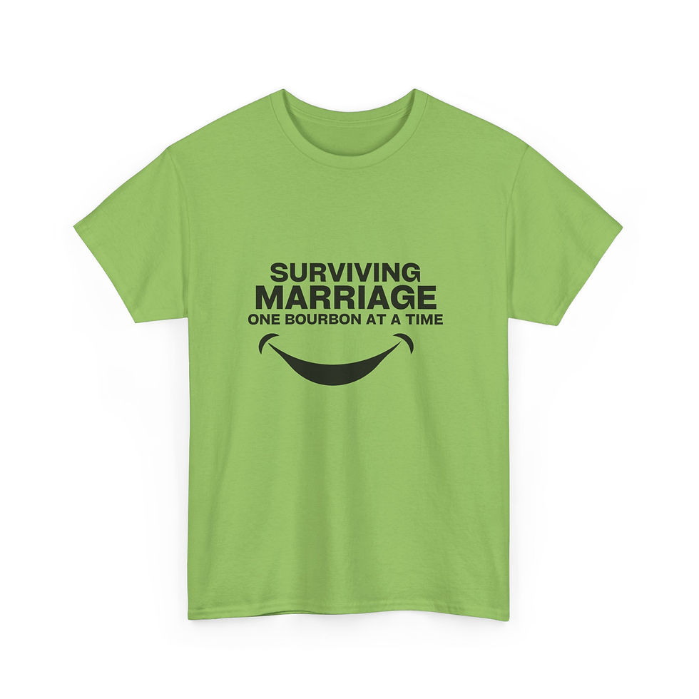 Thumbnail: Surviving Marriage Unisex Heavy Cotton Tee