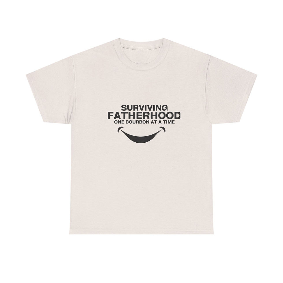 Thumbnail: Surviving Fatherhood Unisex Heavy Cotton Tee
