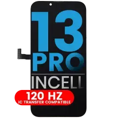 Replacement iPhone 13 Pro InCell Screen display panel used in professional phone repairs