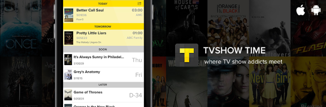 Um aplicativo para fãs de séries: TVShow Time!