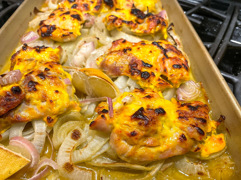 Saffron Roasted Chicken