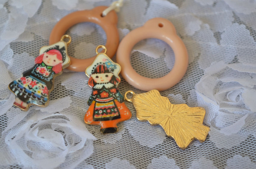 Thumbnail: Blythe pull ring noble metal lovely girls 3 sets