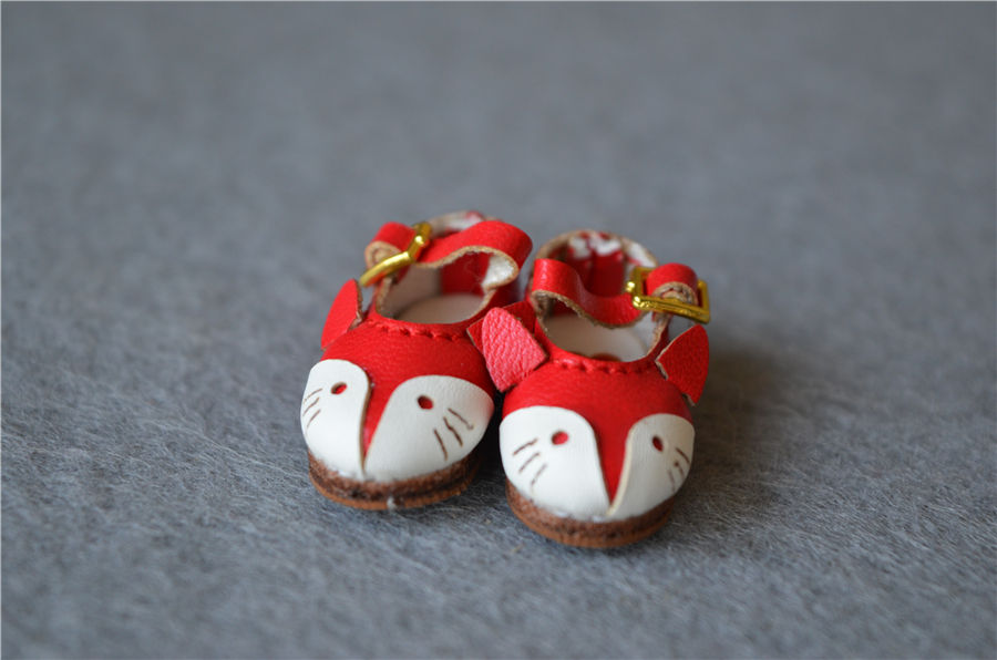 Thumbnail: 12”Blythe/Pullip/mmk/JerryB shoes fox shoes