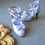 Thumbnail: 1/3 BJD shoes elegant purple Lolita cross heels