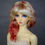 Thumbnail: hand dyeing Manmade-Mohair 8-9" Doll wig