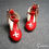 Thumbnail: 12”Blythe/Pullip/mmk/JerryB shoes red devil heels