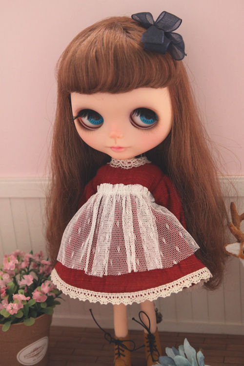 Thumbnail: cute 1/6 doll Blythe pullip azone Jerry Berry clothes outfit dress