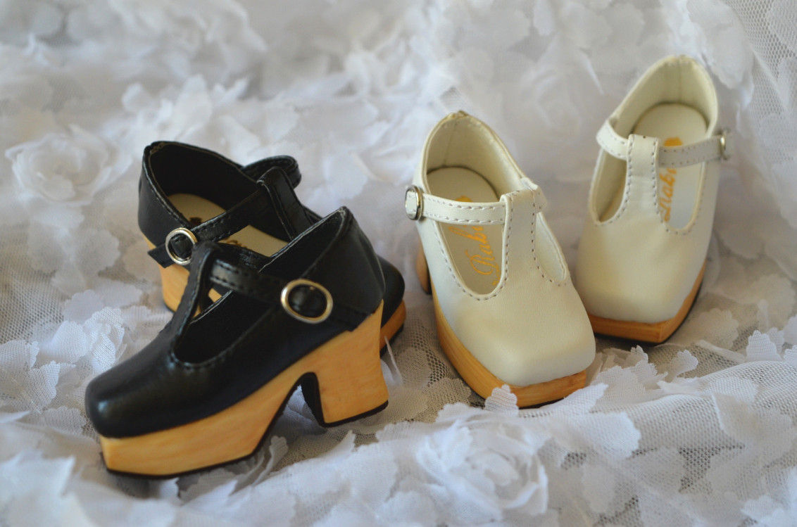 1/4 BJD MSD shoes elegant Square Toe Platform shoe
