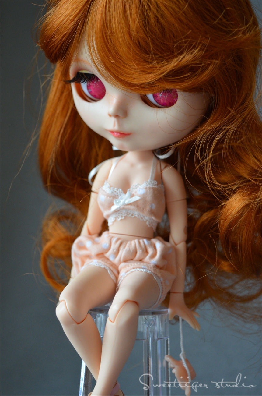 Thumbnail: Blythe/Pullip 8-10" Doll fantasy wig [Honey jar]
