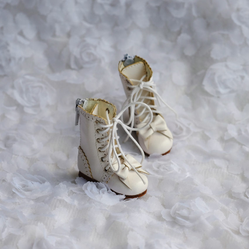 Thumbnail: 1/6 BJD shoes adorable lolita bows boots