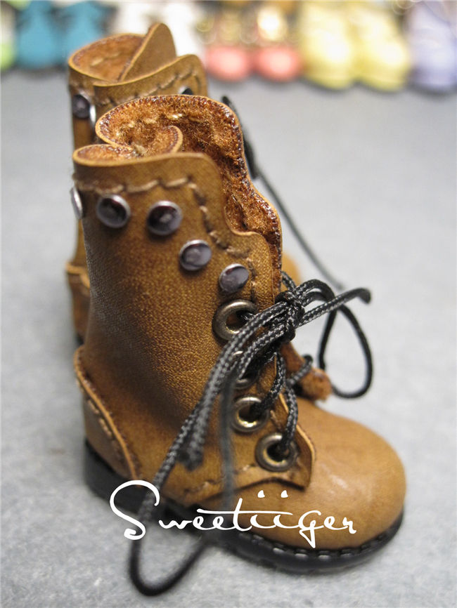 Thumbnail: 12”Blythe/Pullip/mmk/JerryB shoes punk boots